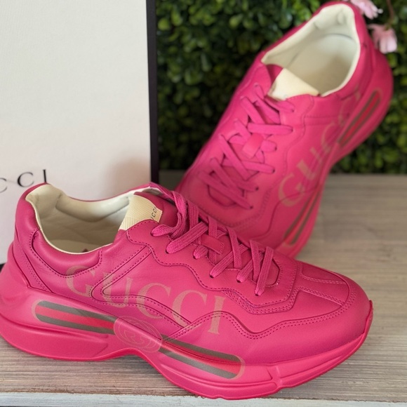 New Gucci Hot Pink Rhyton Men’s size 7 but suitable for women’s too size 9.5. - Picture 1 of 14